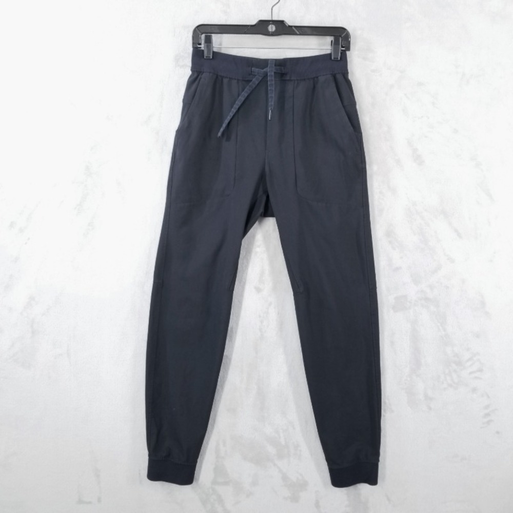 Lululemon ABC Joggers Men Small Black 27" x 27.5" Drawstring Warpstreme LM5421
